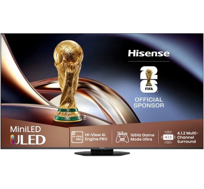 Телевізор 55" Hisense 55U8Q (Mini-LED, QLED, 4K Ultra HD, 144Hz, Google TV) Телевізор 55" Hisense 55U8Q (Mini-LED, QLED, 4K Ultra HD, 144Hz, Google TV)