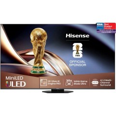 Телевізор 65" Hisense 65U8Q (Mini-LED, QLED, 4K Ultra HD, 144Hz, Google TV)
