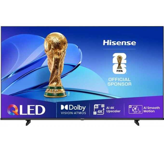Телевизор 75" Hisense 75E7Q (QLED, 4K Ultra HD, Smart TV, VIDAA, Dolby Vision)