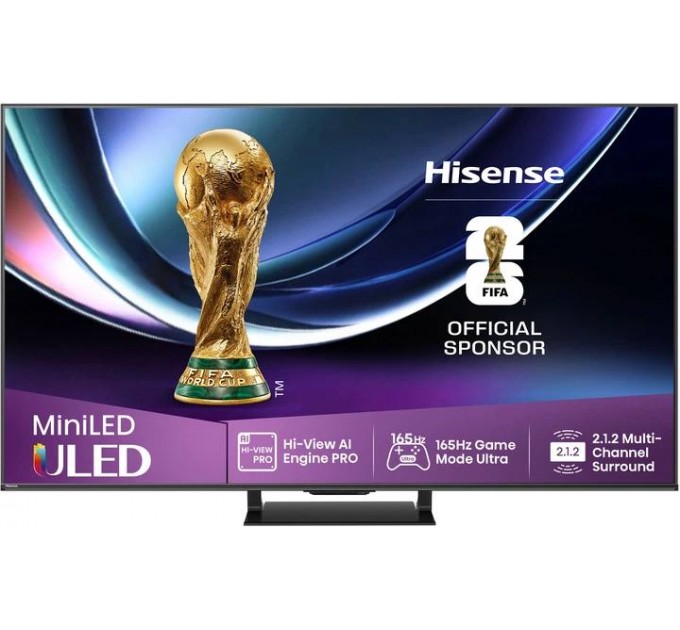 Телевизор 75" Hisense 75U7Q PRO (Mini-LED, QLED, 144Hz, Google TV, HDMI 2.1)