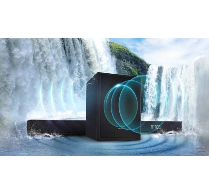 Саундбар 3.1.2 Hisense AX3120G (360 Вт, Dolby Atmos, Бездротовий сабвуфер, Bluetooth)