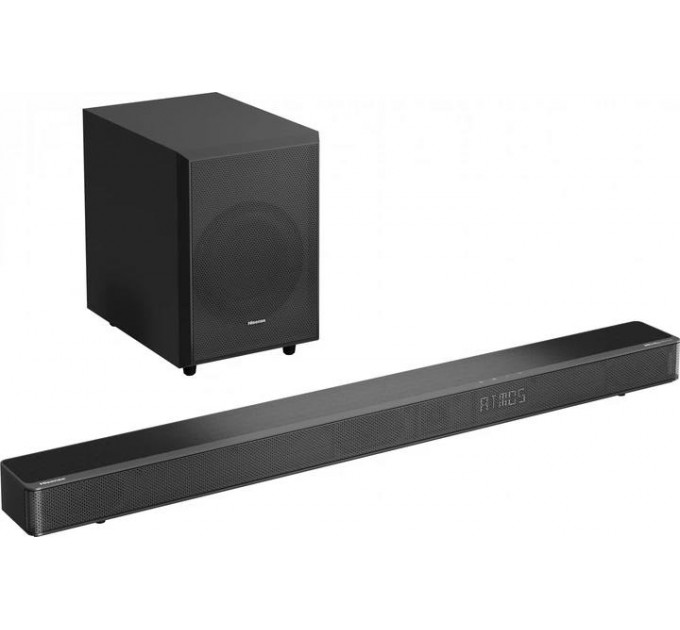 Саундбар 3.1.2 Hisense AX3120G (360 Вт, Dolby Atmos, Бездротовий сабвуфер, Bluetooth)