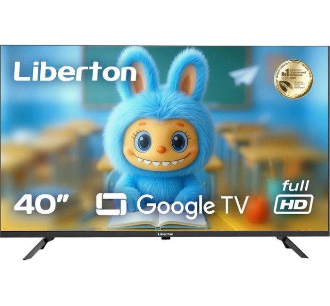 Телевизор 40" Liberton LTV-40F02GT (Full HD, Google TV, Smart TV, Wi-Fi)