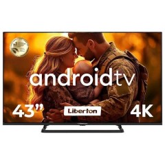 Телевізор 43" Liberton LTV-43U01AT (4K Ultra HD, Android TV, HDR, Smart TV, Wi-Fi)