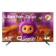 Телевизор 43" Liberton LTV-43Q02GT (QLED, 4K Ultra HD, Google TV, Smart TV, Wi-Fi)