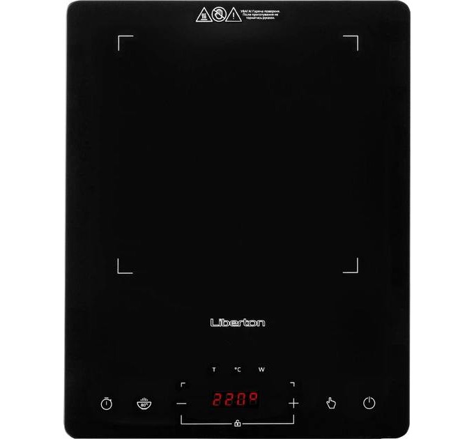 Індукційна плита Liberton LIC-3706 (двоконфоркова, 3700 Вт, сенсорна) Індукційна плита Liberton LIC-3706 (двоконфоркова, 3700 Вт, сенсорна)