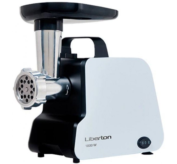 Мясорубка Liberton LMG-18S01 (1800 Вт, Реверс, 3 диска, Насадки для колбас) Мясорубка Liberton LMG-18S01 (1800 Вт, Реверс, 3 диска, Насадки для колбас)