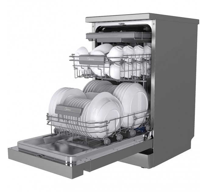 Встраиваемая посудомоечная машина Midea MFD45S160Si-C (45 см, инвертор, 3 корзины)