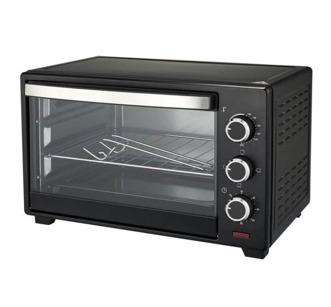 Электрическая печь (мини-духовка) Grunhelm GNM33AB (33 л, 1500 Вт, черная)