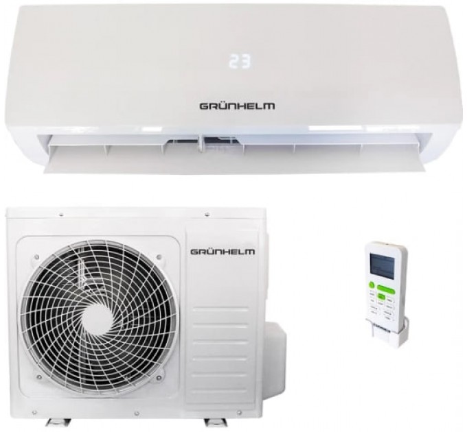 Кондиціонер Grunhelm GAC-09GH-32, до 25 м², холод/тепло, R32 Кондиціонер Grunhelm GAC-09GH-32, до 25 м², холод/тепло, R32