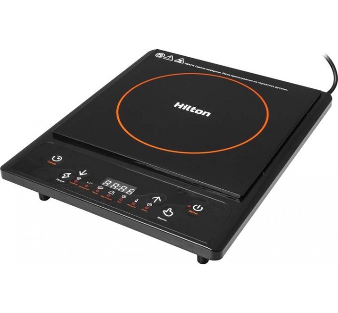 Індукційна плита HIC-151 (1500 Вт, 8 рівнів потужності, LED-дисплей)
