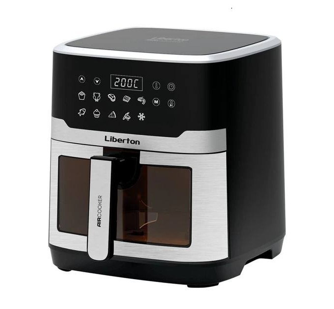 Аэрофритюрница (Мультипечь) LAF-3211 XL (1700 Вт, 6.5 л, Окно и Подсветка)