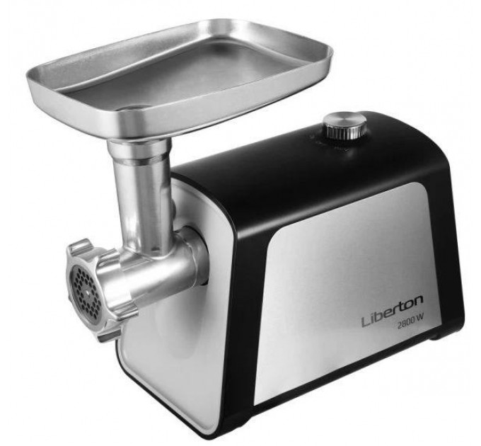 Электромясорубка LMG-28TB01S (2800 Вт, 2 кг/мин, Металлический соковыжималка) + Бургер-пресс в подарок!