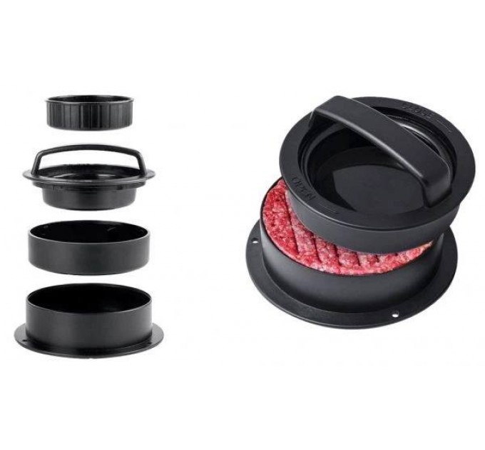 Электромясорубка LMG-28TB01S (2800 Вт, 2 кг/мин, Металлический соковыжималка) + Бургер-пресс в подарок!