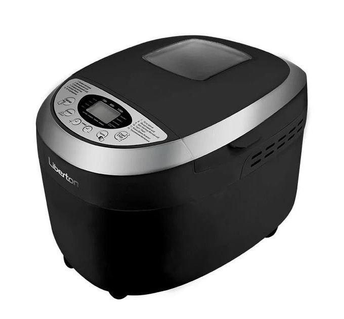 Хлебопечка LBM-6306 (850 Вт, 12 программ, 2 тестомеса, Черная) Хлебопечка LBM-6306 (850 Вт, 12 программ, 2 тестомеса, Черная)