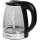Електрочайник скляний TO-22EK (1500 Вт, 1.8 л, LED-підсвітка, Нержавійка)