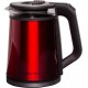 Электрочайник LEK-6826 (2000 Вт, 1.8 л, Двойная стенка Скло+Сталь, Красный)
