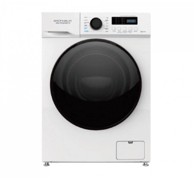 Пральна машина Grunhelm GWS-F812D1WB-ST, 8 кг, 1200 об/хв, інвертор
