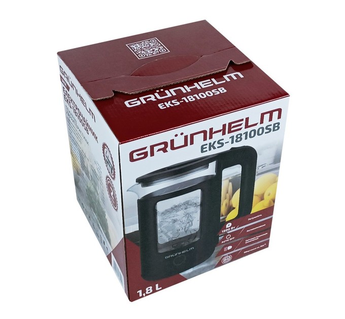 Электрочайник GRUNHELM EKS-18100SB Black
