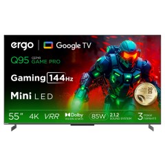 Телевизор ERGO 55MQ95 GAME PRO - 55 дюймов, Mini LED