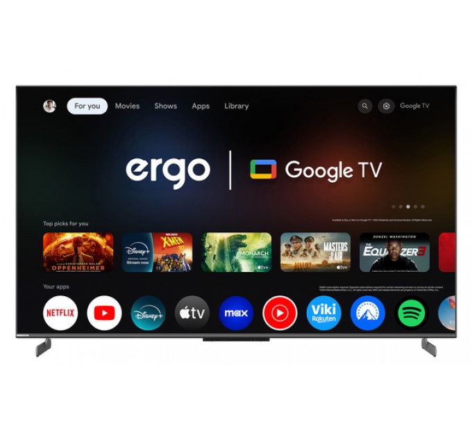 Телевізор ERGO 65MQ95 GAME PRO — 65 дюймів, Mini LED