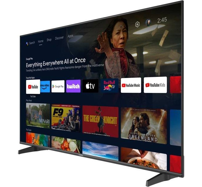 Телевізор 32" HAIER H32K85FFX (Google TV, Full HD, Bluetooth)