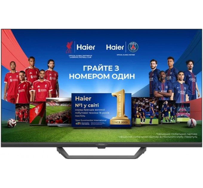 Телевізор 32" HAIER H32S80EFX (Google TV, HDR, Bluetooth, Wi-Fi 5GHz)