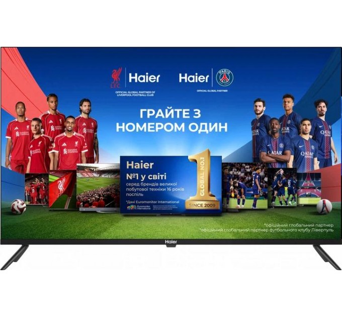 Телевізор 43" HAIER H43K801FG (Full HD, Android TV 11, Bluetooth)