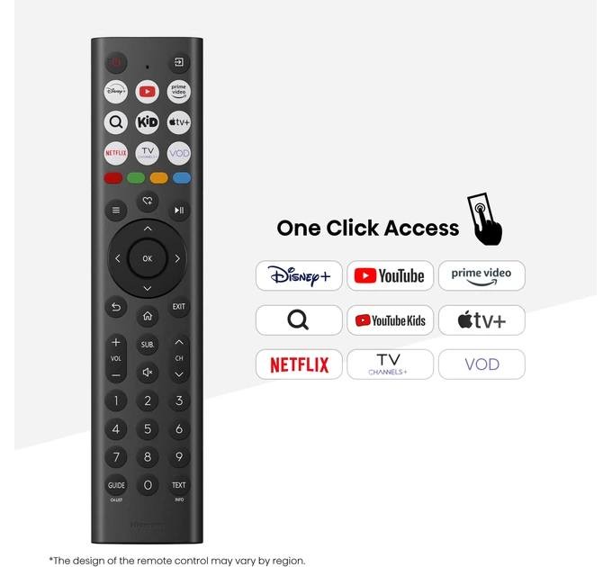 Телевізор 32" Hisense 32A4Q (QLED, Smart TV, VIDAA, Wi-Fi, Dolby Systems)