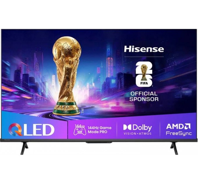 Телевізор 43" Hisense 43E7Q Pro (QLED, 4K Ultra HD, 144Hz, Google TV, HDMI 2.1)