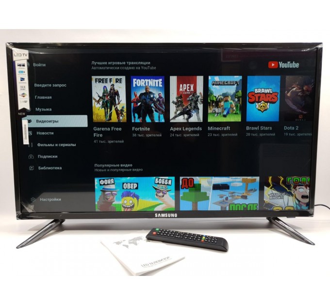 Телевизор 40 Smart TV UHD Android 13 WiFi Телевизор LED 4К Смарт ТВ
