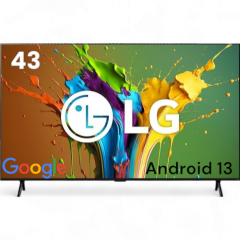 Телевизор LG Google TV 43 дюйма Smart TV Android 13 Wi-Fi