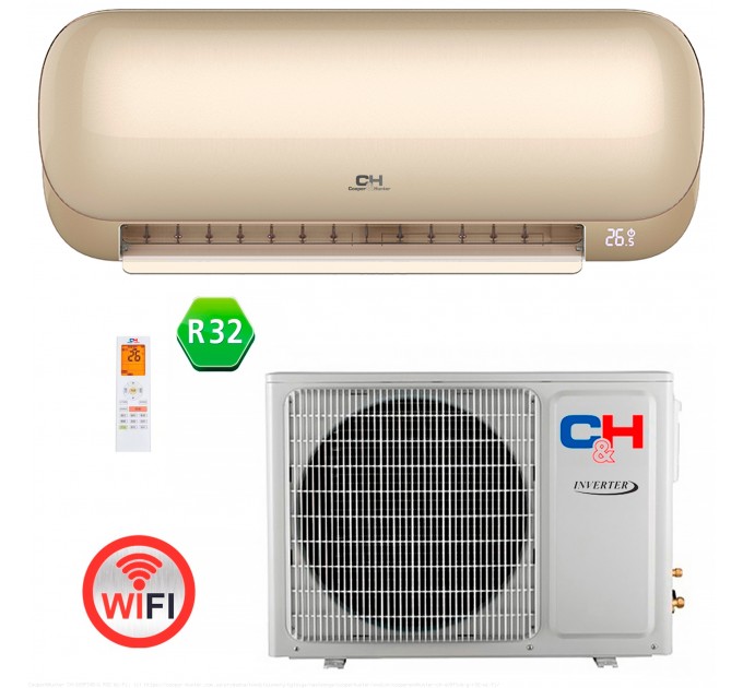 Кондиціонер тепловий насос Cooper&Hunter CH-S09FTXB-G R32 Wi-Fi
