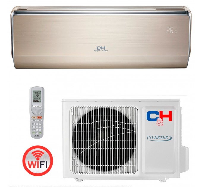 Кондиціонер тепловий насос Cooper&Hunter CH-S09FTXHV-B-NG R32 Wi-Fi
