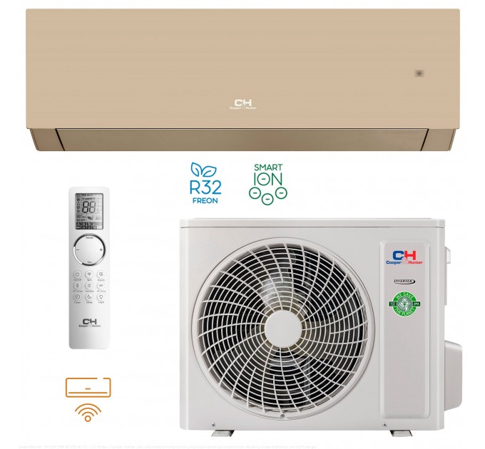 Кондиціонер тепловий насос Cooper&Hunter CH-S12FTXAM-GD R32 Wi-Fi