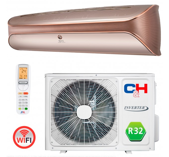 Кондиціонер тепловий насос Cooper&Hunter CH-S12FTXZ-NG R32 Wi-Fi