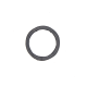 Гумове ущільнення-кільце кругле ПЛОСКЕ (під мокрий тен на 48 мм)(№23)