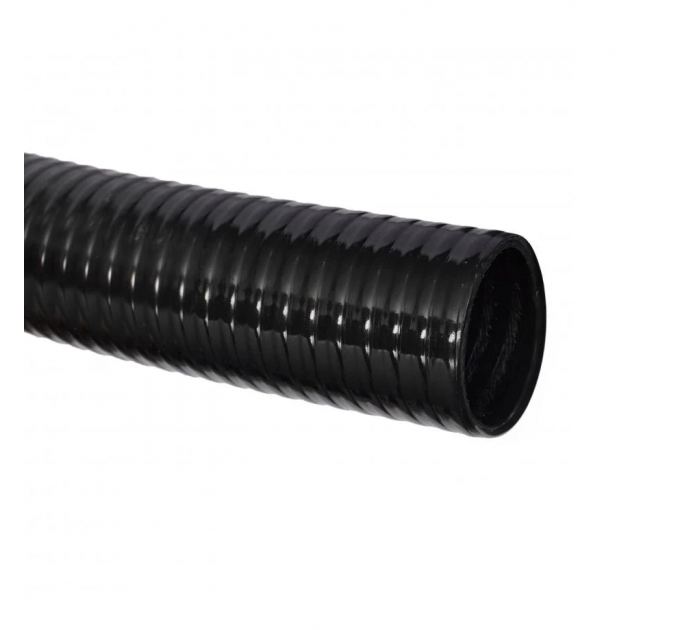 Шланг Спіральний гофрований AvciFlex Вакуумний морозостійкий 3 (75мм) 25м (чорний)